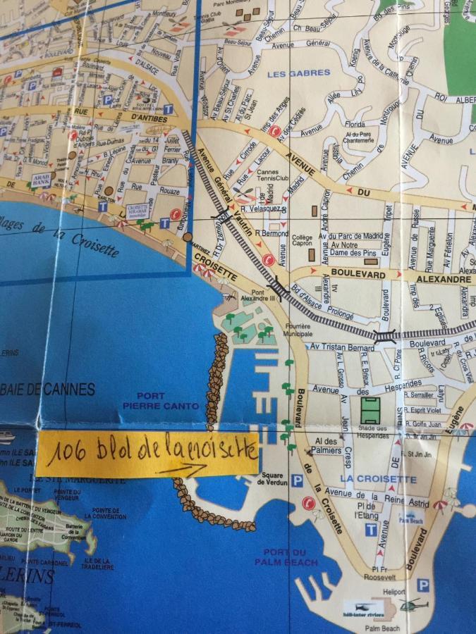 Cannes Croisette &Palm Beach,Parking Eksteriør bilde