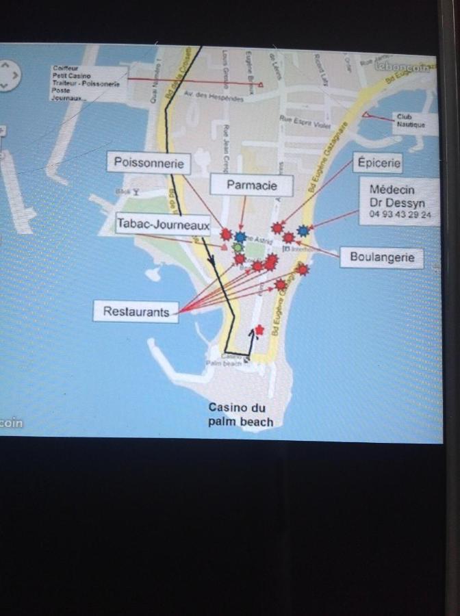 Cannes Croisette &Palm Beach,Parking Eksteriør bilde